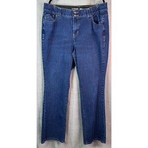 Lane Bryant Women's Plus Size Straight Leg Jeans Size 20 Tall Tummy Control